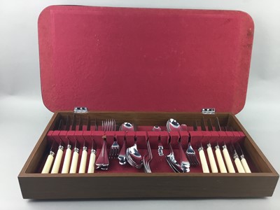 Lot 151 - A LOT OF SILVER PLATED FLATWARE