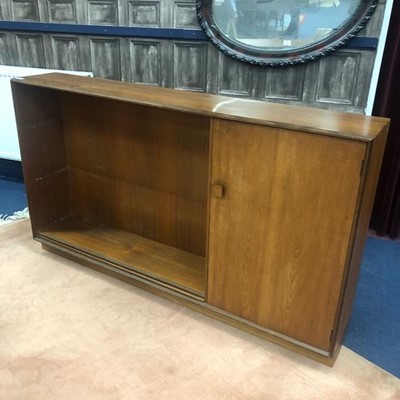 Lot 414 - A 20TH CENTURY TEAK BOOKCASE