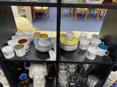 Lot 434 - A LOT OF SUSIE COOPER PART COFFEE SERVICES