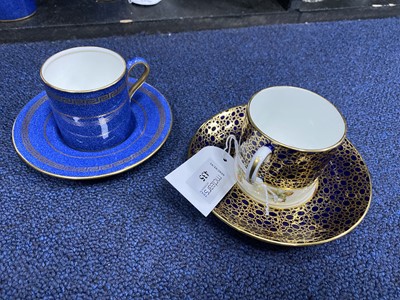 Lot 435 - A WEDGWOOD COFFEE SERVICE AND A HAMMERSLEY PART COFFEE SERVICE
