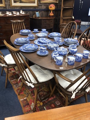 Lot 448 - AN ERCOL DINING SUITE