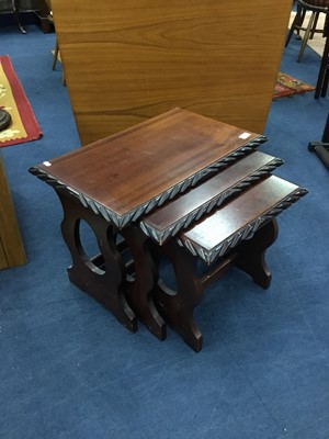 Lot 452 - A MODERN NEST OF TABLES