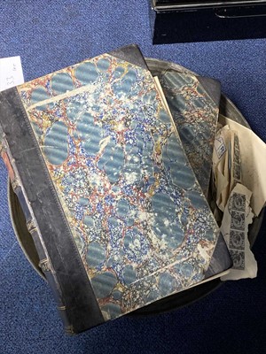 Lot 456 - A LOT OF TWO VOLUMES OF GAZETTEER OF SCOTLAND, STAMPS AND EPHEMERA
