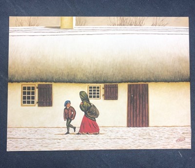 Lot 64 - BURNS COTTAGE, A GYCLEE PRINT