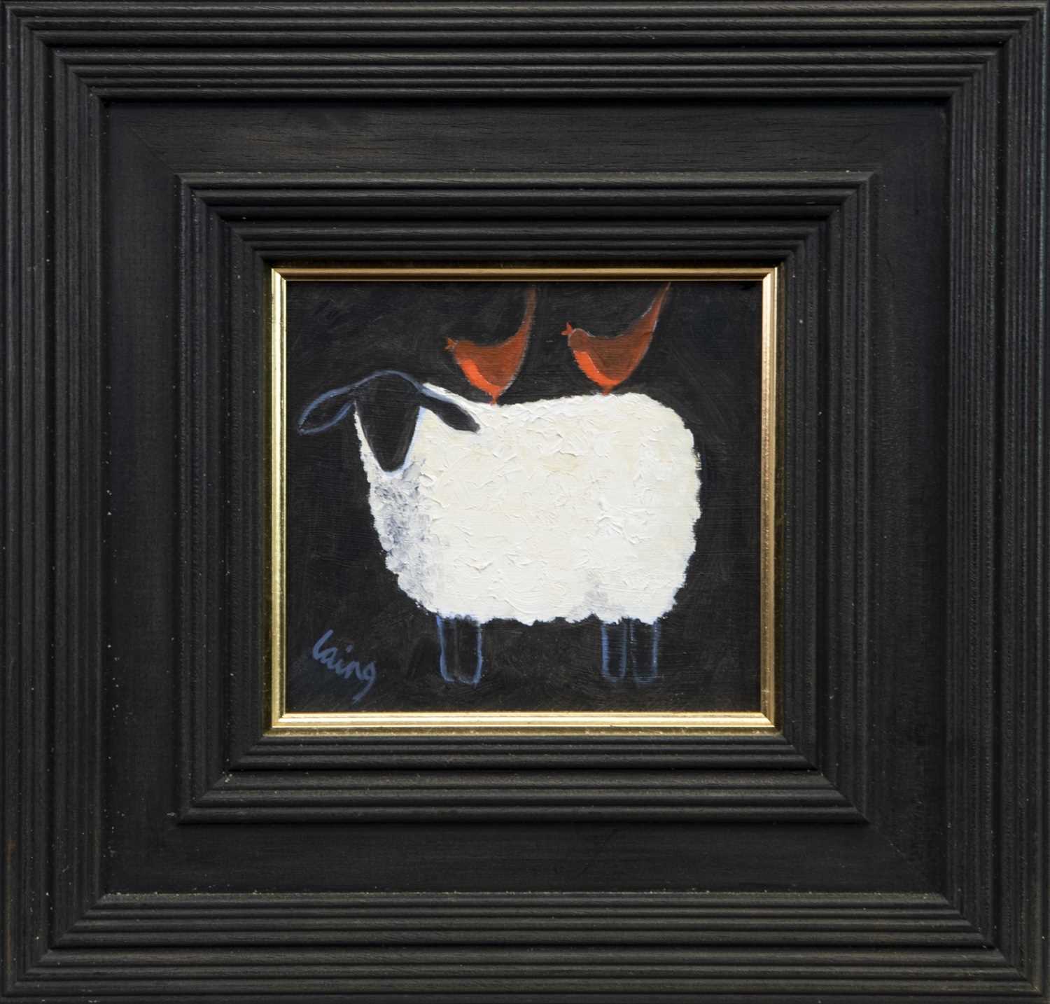 Lot 781 - EVENSONG, AN OIL BY ROWENA LAING