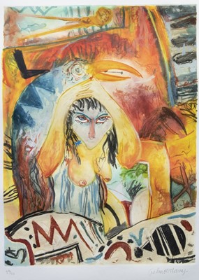 Lot 804 - THE PRESENCE, AN ETCHING BY JOHN BELLANY