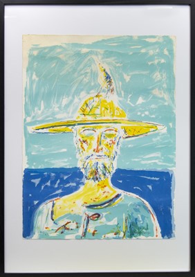 Lot 811 - OLD MAN AND THE SEA II, A PRINT BY JOHN BELLANY