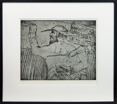 Lot 813 - THE OLD MAN AND THE SEA IV, A PRINT BY JOHN BELLANY