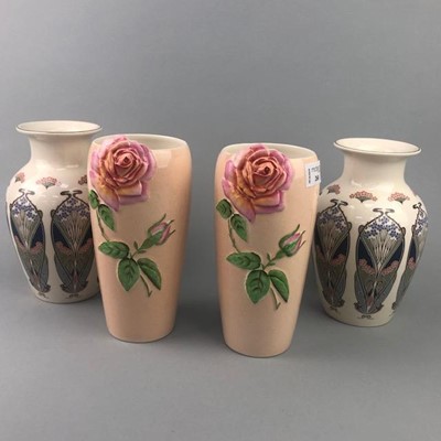 Lot 268 - A PAIR OF ROYAL WINTON VASES AND OTHER CERAMIC VASES