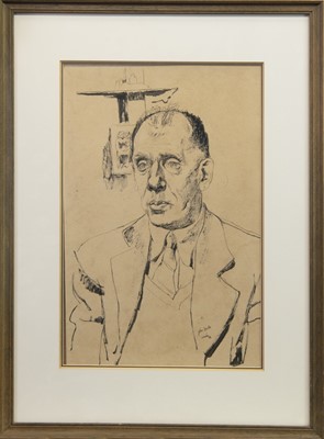 Lot 140 - JOHN MORTON, AN INK ON PAPER BY WILLIAM CROSBIE