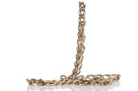 Lot 92 - NINE CARAT GOLD CHAIN NECKLACE with curb links,...