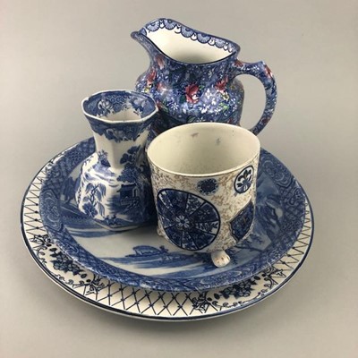 Lot 298 - A LOT OF BLUE AND WHITE CERAMICS