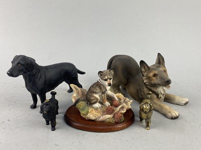 Lot 311 - A BORDER FINE ARTS FIGURE OF 'FIRST TIME OUT' AND OTHER FIGURES