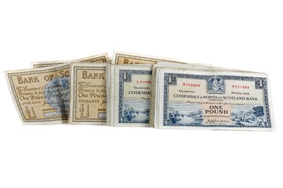 Lot 15 - A COLLECTION OF SCOTTISH BANKNOTES