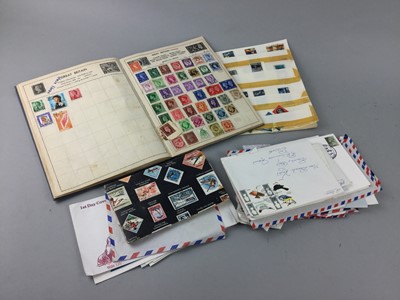 Lot 111 - A LOT OF STAMPS, FIRST DAY COVERS AND COINS