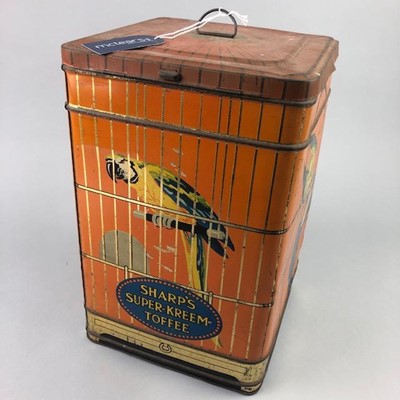 Lot 78 - A VINTAGE SHARP'S TOFFEE TIN