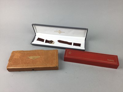 Lot 191 - A LOT OF THREE WATCH BOXES INCLUDING TUDOR AND LONGINES