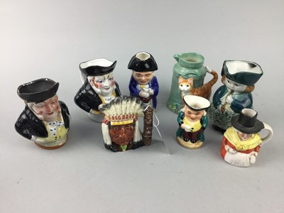 Lot 377 - A ROYAL DOULTON 'NORTH AMERICAN INDIAN' JUG AND OTHER CERAMICS