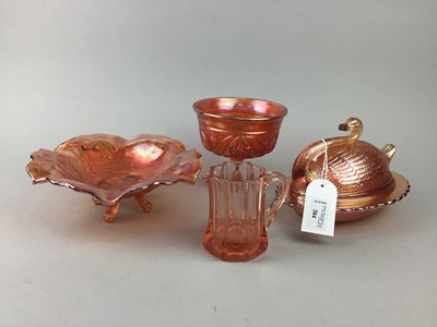 Lot 384 - A LOT OF CARNIVAL AND OTHER GLASS WARE