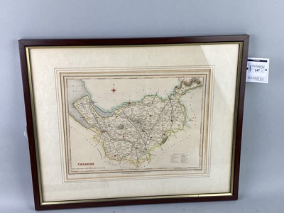 Lot 360 - A LOT OF TWO FRAMED MAPS