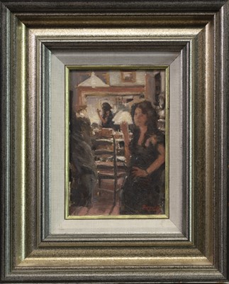 Lot 565 - MIRROR IMAGE, AN OIL BY TIM DOLBY