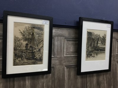 Lot 256 - A LOT OF ETCHINGS AND PRINTS