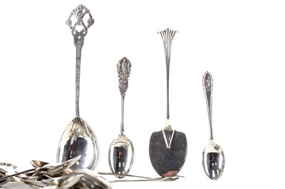 Lot 480 - A COLLECTION OF SILVER SPOONS