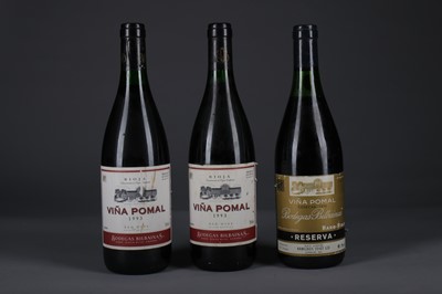 Lot 1262 - TWO BOTTLES OF VINA POMAL 1993 CRIANZA, AND ONE 1970 RESERVA