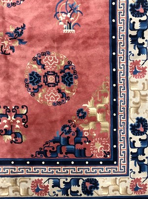 Lot 1379 - A 20TH CENTURY CHINESE RUG