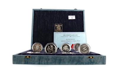 Lot 26 - THE COMMONWEALTH GAMES 1986 SILVER PROOF COLLECTION