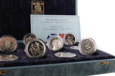Lot 26 - THE COMMONWEALTH GAMES 1986 SILVER PROOF COLLECTION