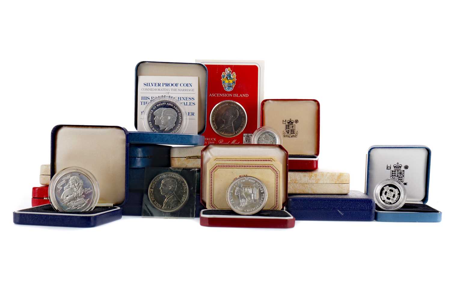 Lot 36 - A COLLECTION OF BRITISH SILVER AND OTHER PROOF COINS