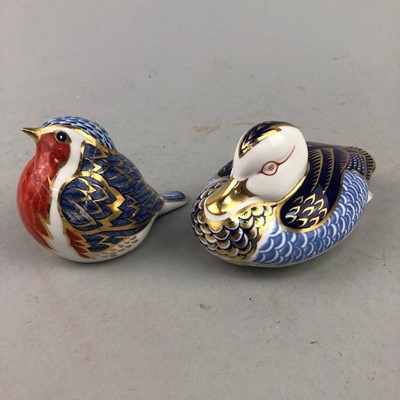 Lot 432 - A LOT OF TWO ROYAL CROWN DERBY PAPERWEIGHTS