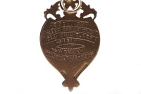 Lot 167 - EDWARDIAN MEDAL inscribed to the reverse,...