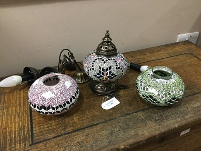 Lot 564 - A LOT OF THREE COMPOSITE CEILING LIGHT FITTINGS