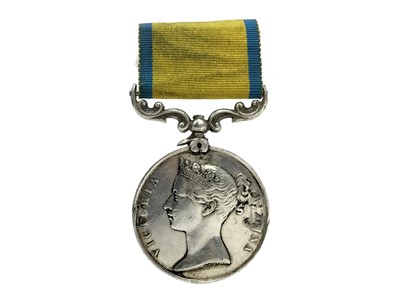 Lot 1435 - A VICTORIAN BALTIC MEDAL AWARDED TO J. MILLS