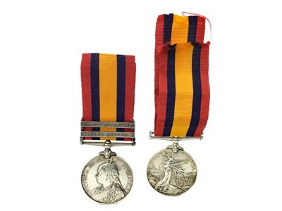 Lot 1443 - A LOT OF TWO VICTORIAN SOUTH AFRICA MEDALS