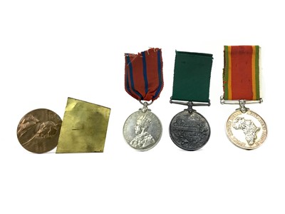 Lot 1447 - AN EDWARD VII LONG SERVICE MEDAL AWARDED TO SJT. W. CAMPBELL ALONG WITH FOUR OTHERS