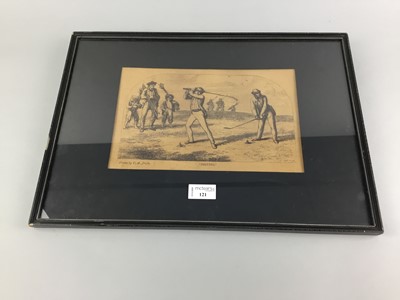 Lot 121 - A GOLFING PRINT AFTER C. A. DOYLE