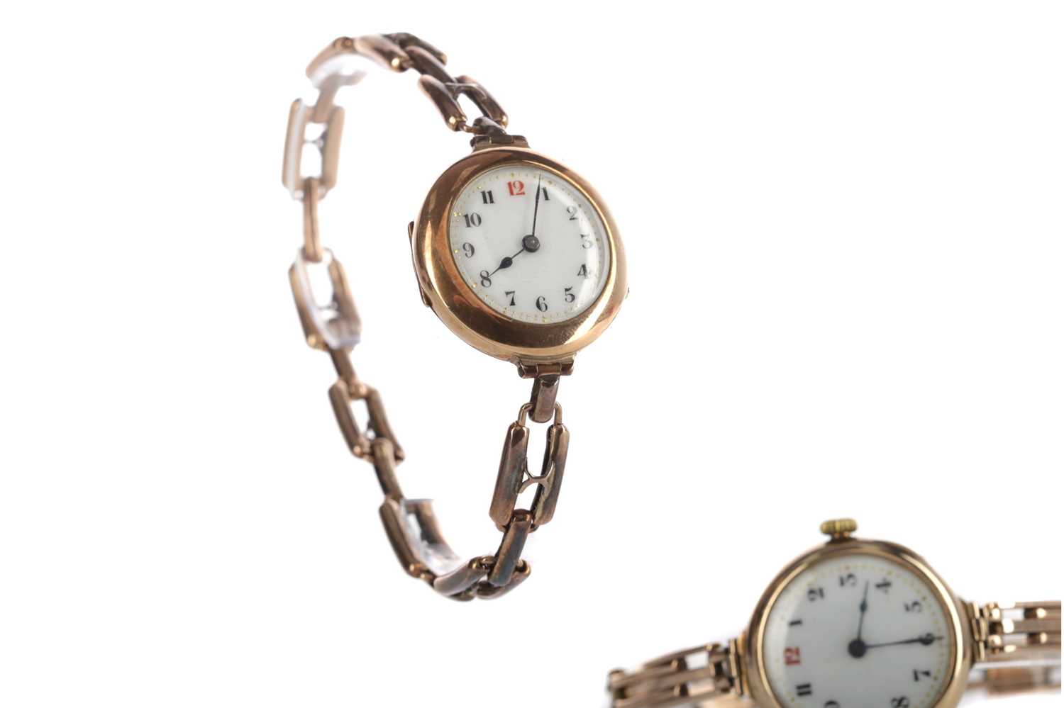 Lot 932 - TWO LADY'S NINE CARAT GOLD WRIST WATCHES