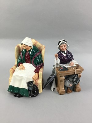 Lot 34 - A ROYAL DOULTON FIGURE OF 'SCHOOL MARM' AND ANOTHER