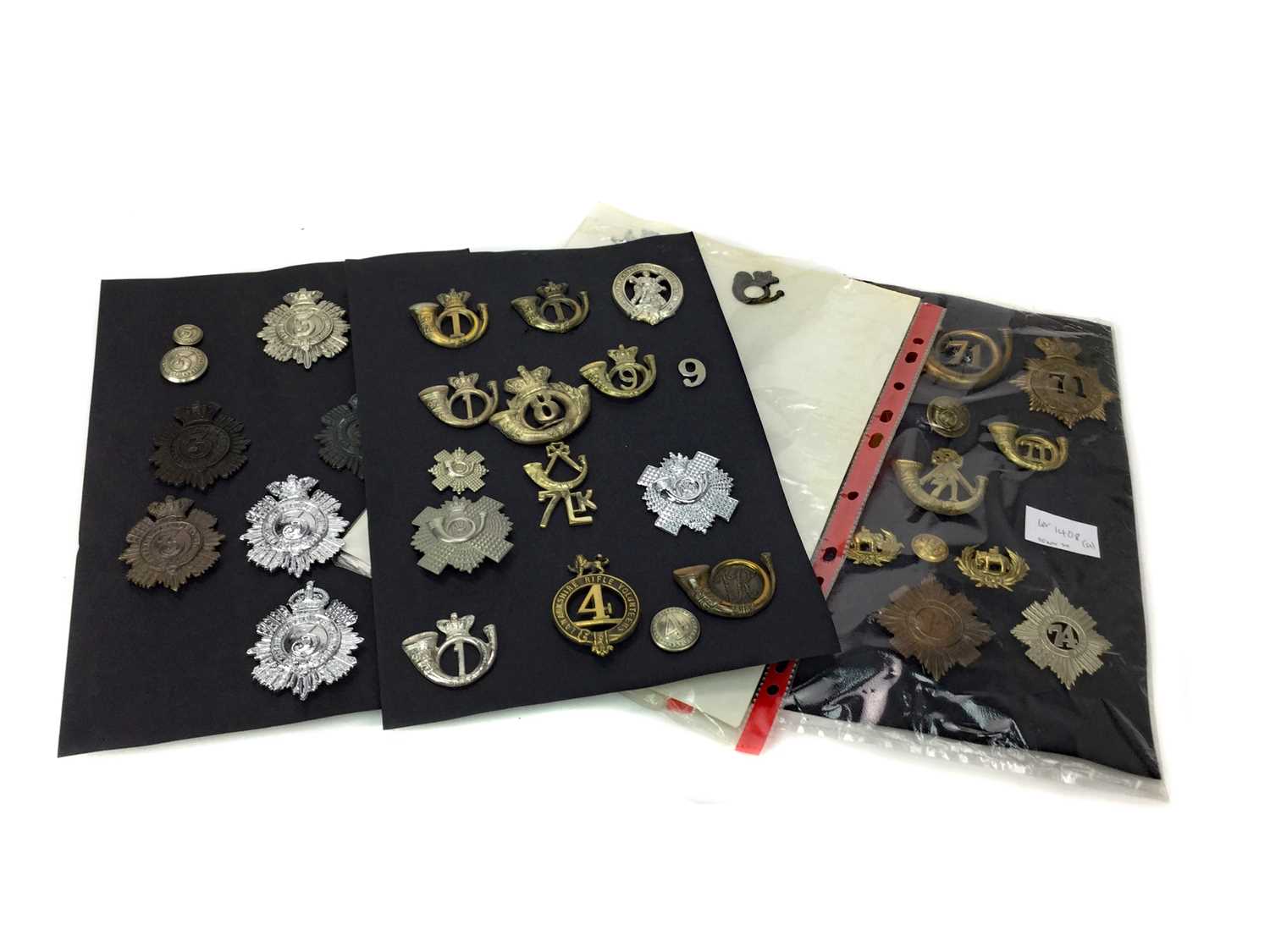 Lot 1408 - A FIRST LANARKSHIRE RIFLE VOLUNTEERS HELMET BADGE