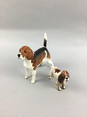 Lot 256 - A LOT OF TWO BESWICK DOGS