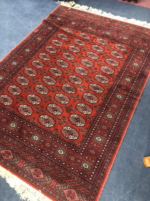 Lot 326 - A LOT OF TWO 20TH CENTURY WOOL RUGS