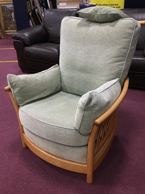 Lot 335 - AN ERCOL ARMCHAIR