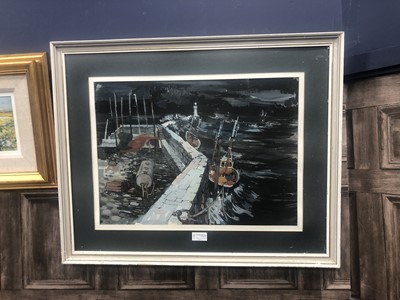 Lot 260 - AN OIL PAINTING OF THE 'PAMIR' BY S. DIASZUS AND TWO OTHER WATERCOLOURS