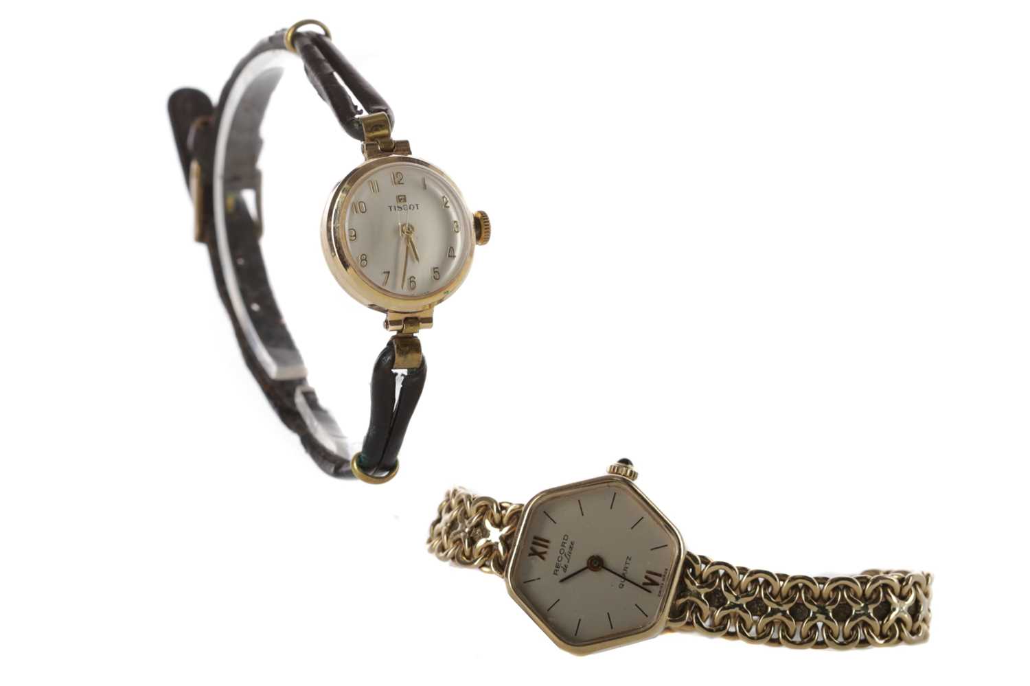 Lot 941 - TWO NINE CARAT GOLD LADY'S WRIST WATCHES