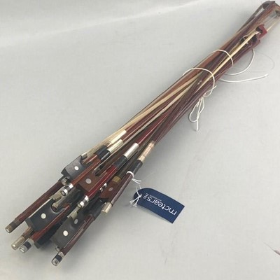 Lot 280 - A COLLECTION OF ELEVEN VIOLIN BOWS