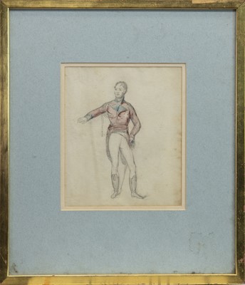 Lot 4 - FIGURE SKETCH BY THOMAS COOLEY