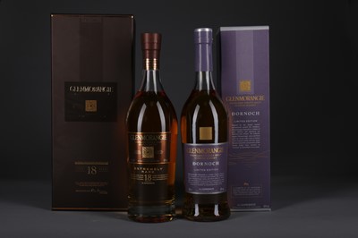 Lot 1363 - GLENMORANGIE EXTREMELY RARE AGED 18 YEARS AND DORNOCH LIMITED EDITION